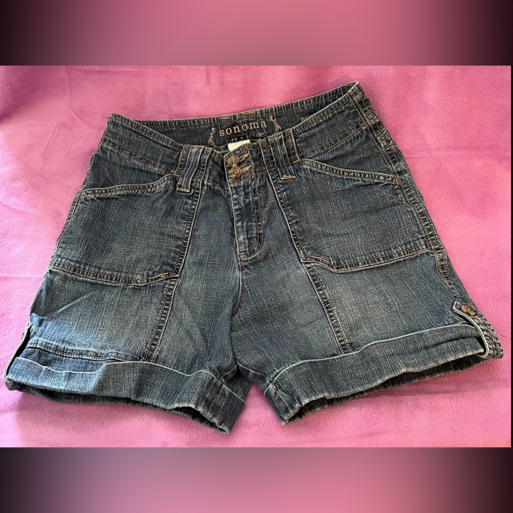 Sonoma Original Short Denim Womens Shorts - Size 4